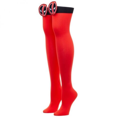 Photo 1 of Deadpool Over-the-Knee Socks Marvel Socks Deadpool Accessories Women's 9-11