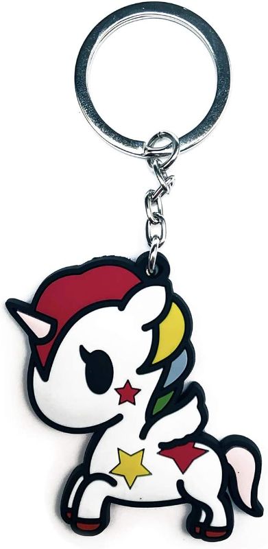 Photo 1 of Tokidoki Rubber Character Key Chain-Stellina, White