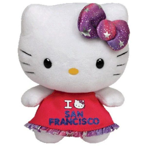 Photo 1 of TY HELLO KITTY I LOVE SAN FRANCISCO BEANIE BABY