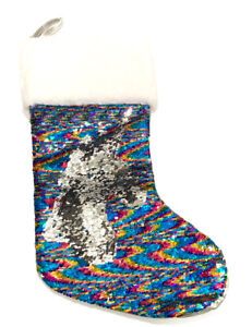 Photo 1 of HOLIDAY LANE UNICORN SEQUIN STOCKING