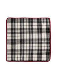 Photo 1 of Glitzhome
18 Inch Christmas Black and White Plaid Fabric Pillow Cover