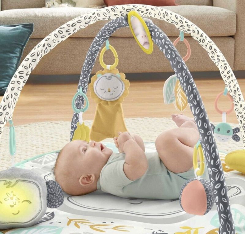 Photo 2 of Fisher-Price Snugamonkey Go Bananas Baby Gym/Activity Play Mat w/ Music & Lights NEW IN BOX