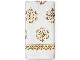 Photo 1 of DENA HOME FIGER TIP TOWELS SET OF 2 SNOWFLAKE