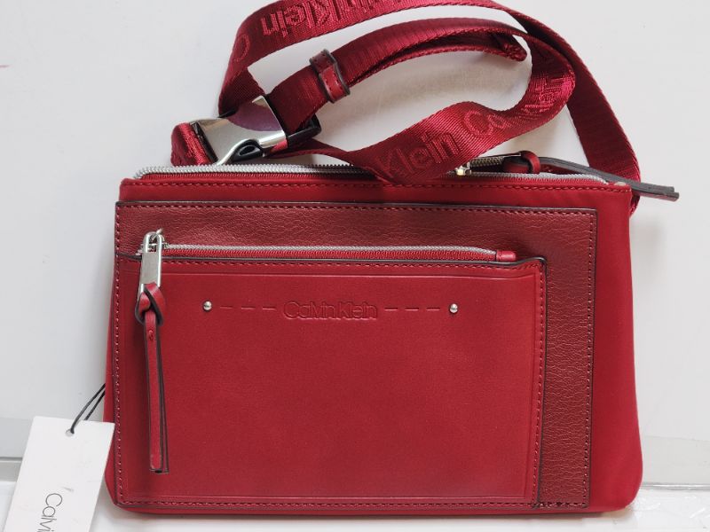 Photo 1 of CALVIN KLEIN WOMEN'S RED CROSSBODY BAG