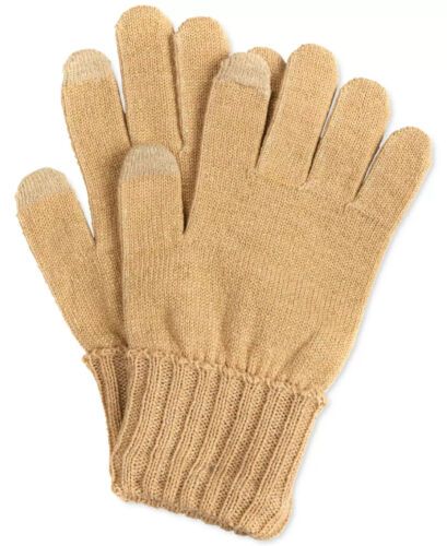 Photo 1 of Style & Co Solid Shine Gloves Camel One Size 