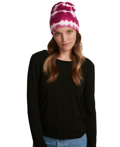 Photo 1 of Steve Madden Women's Magenta Red Tie Dyed Beanie - One Size