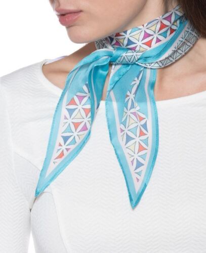 Photo 1 of Giani Bernini Women's Geometric Print Kite Scarf, Turquoise Multi, One Size