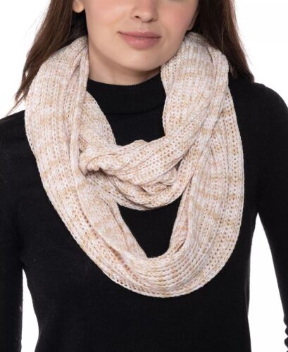 Photo 1 of Style & Co Space-Dye Infinity Scarf Ivory Neutral  Made from recycled plastic bottles