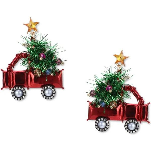 Photo 1 of  Holiday Lane Christmas Tree Car Stud Earrings