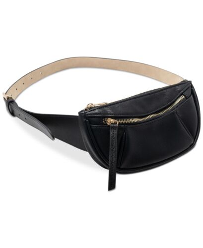 Photo 1 of SIZE XL INC International Concepts Pebbled Belt Bag, Black