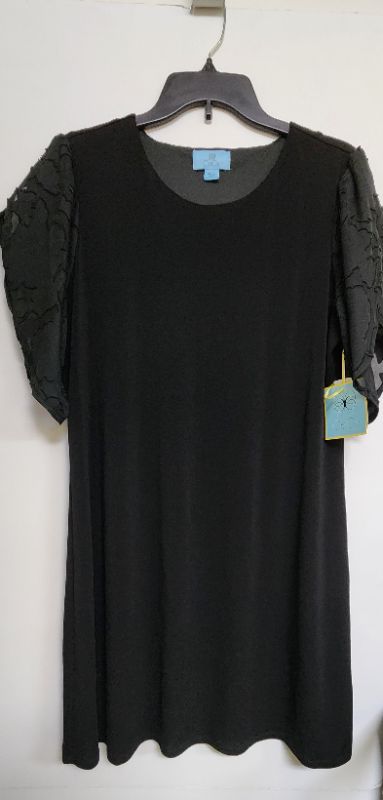 Photo 1 of SIZE L CECE WOMEN'S SHORT SLEEVE BLACK DRESS