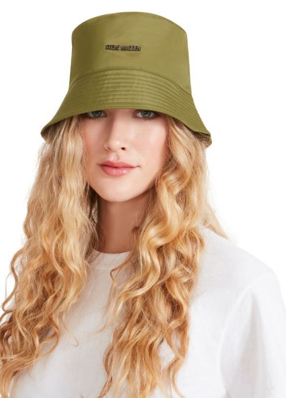 Photo 1 of Steve Madden Women's Satin-Lined Bucket Hat Green One Size