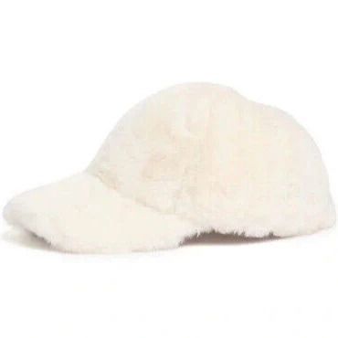 Photo 1 of Steve Madden Woman's Faux Fur Sherpa Baseball Cap Ivory
Adjustable Strap