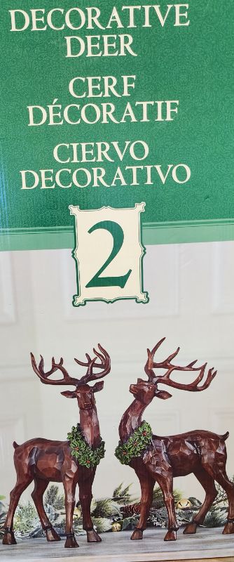 Photo 2 of KIRKLAND 2 PACK DECORATIVE DEER 16"