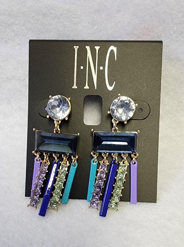 Photo 1 of INC INTERNATIONAL CONCEPTS WOMEN'S MULTICOLOR DROP EARRINGS