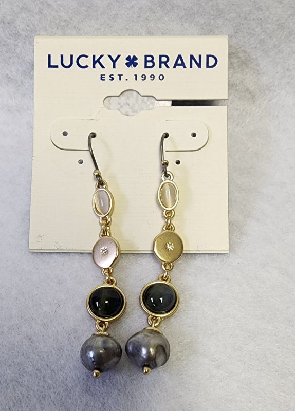 Photo 1 of LUCKY BRAND WOMEN'S GOLD TONE DROP EARRINGS