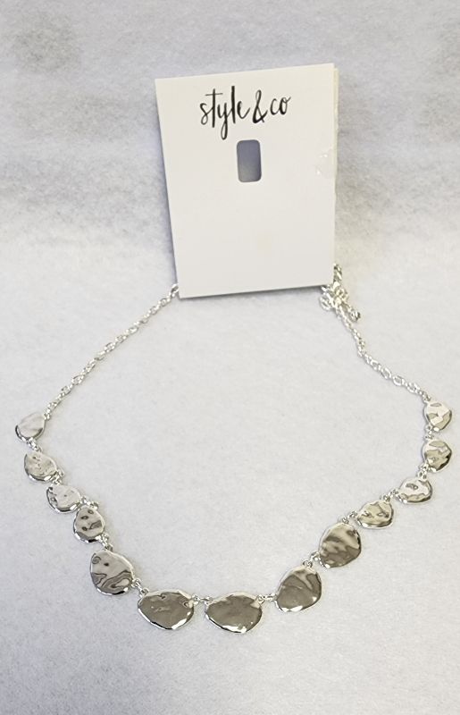 Photo 1 of STYLE & CO WOMEN'S SILVER TONE NECKLACE