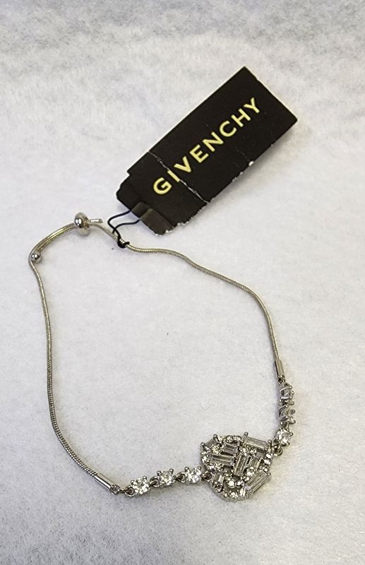 Photo 1 of GIVENCHY WOMEN'S SILVER TONE ADJUSTABLE BRACELET