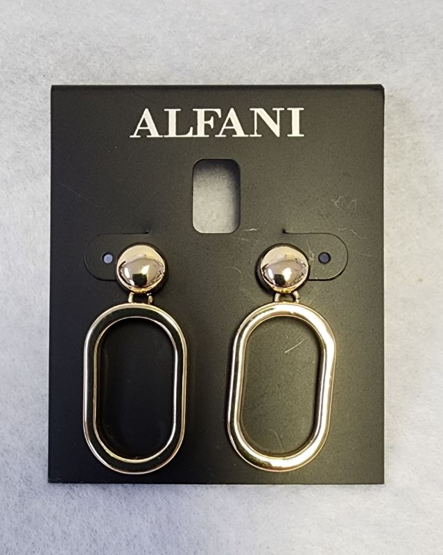 Photo 1 of ALFANI WOMEN'S GOLD TONE DROP EARRINGS