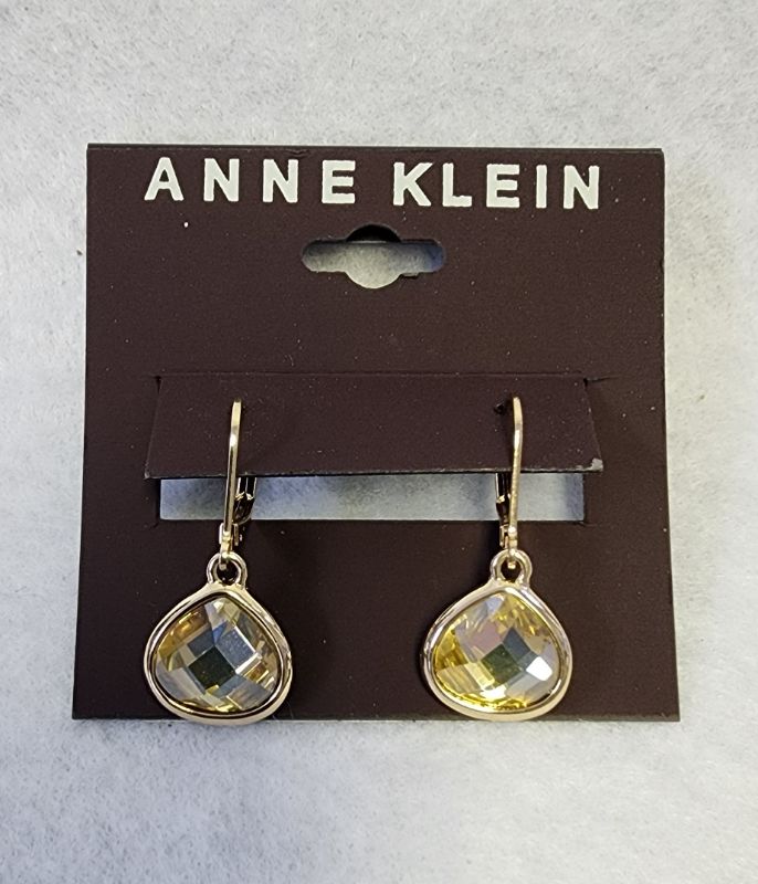 Photo 1 of ANNE KLEIN WOMEN'S GOLD TONE DROP EARRINGS