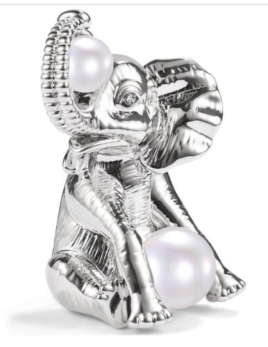 Photo 1 of Charter Club Silver-Tone Pavé & Imitation Pearl Elephant Pin/ Gift Box