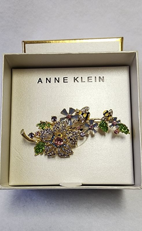 Photo 1 of ANNE KLEIN MULTICOLOR FLOWER PIN