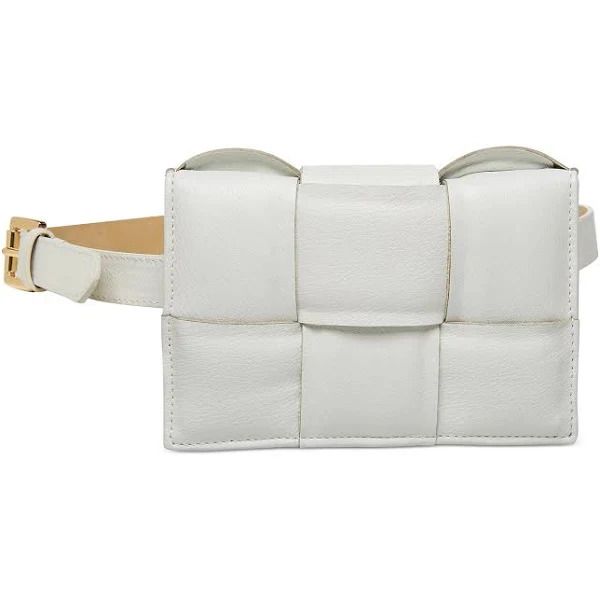 Photo 1 of SIZE L Steve Madden Women's Woven Belt Bag White Large
