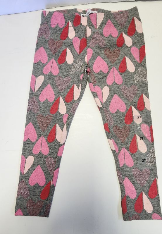 Photo 1 of SIZE 2T EPIC THREADS GIRL HEART LEGGINGS