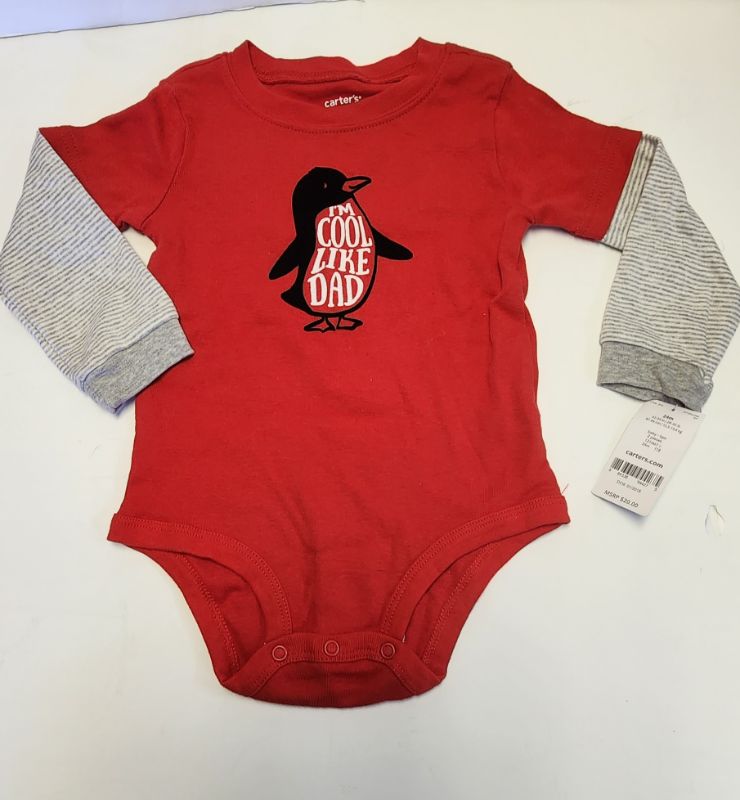 Photo 1 of 24M CARTERS BOY BODYSUIT 