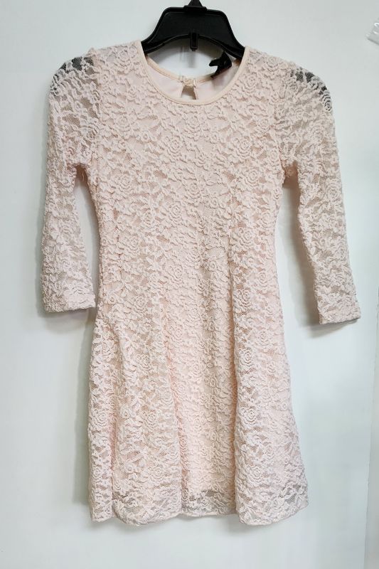 Photo 1 of SIZE 6 PINK VIOLET GIRL LACE DRESS BLUSH