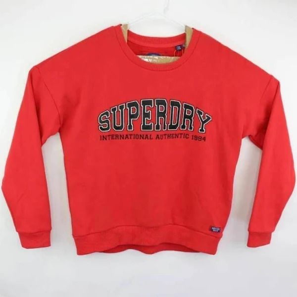 Photo 1 of JUNIOR SIZE 1O SUPERDRY WOMEN'S PULLOVER RED