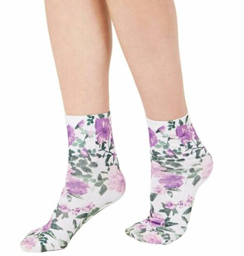 Photo 1 of INC Women's Floral Anklet Socks One Size 