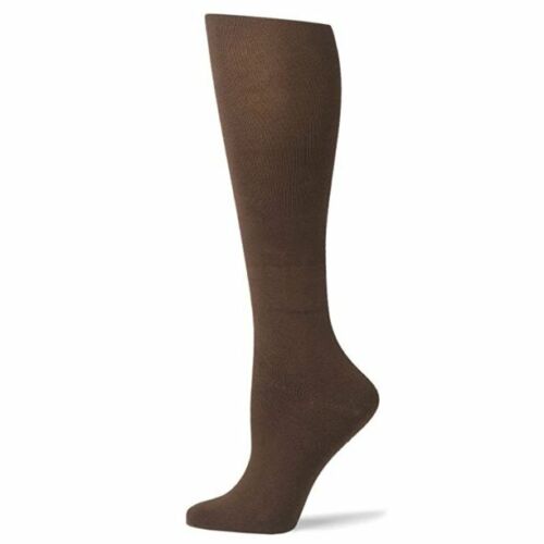 Photo 1 of Hue Women's Flat Knit Knee Socks Color Espresso Brown One Size