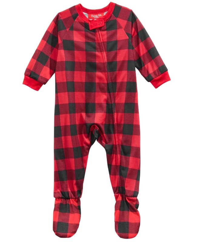 Photo 1 of 24M Family PJ'S Infants Fleece Footed Pajamas