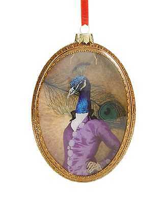 Photo 1 of Holiday Lane Peacock Pattern Disk Ornament