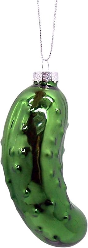 Photo 1 of HOLIDAY LANE GLASS PICKLE ORNAMENT