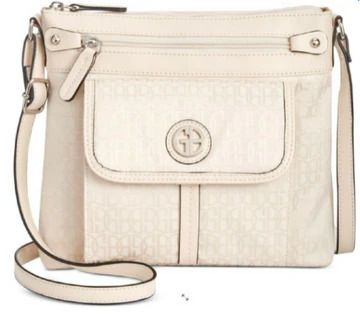 Photo 1 of Giani Bernini Annabelle Signature Crossbody in Bone