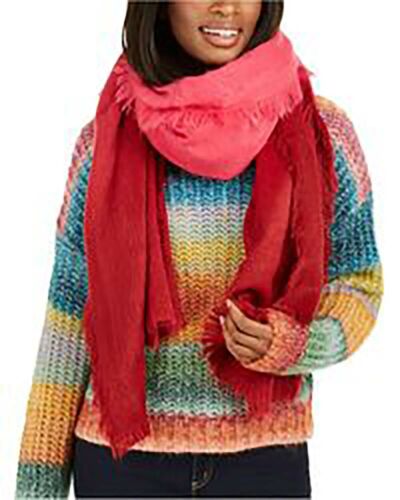 Photo 2 of DKNY Large Woven Ombré Scarf $58 NWT (Pink Yellow)