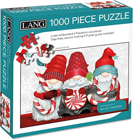 Photo 1 of Lang - Holiday Gnomes Jigsaw Puzzle - 1000 Piece Jigsaw Puzzles - Christmas Themed  29" x 20"