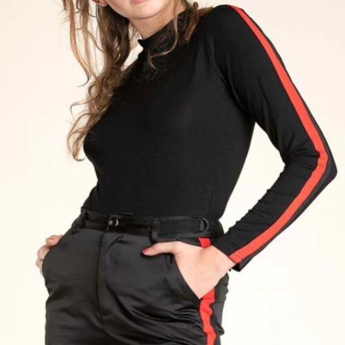 Photo 2 of SIZE XL WAISTED COLLECTION WOMEN'S BLACK AND RED BODYSUIT