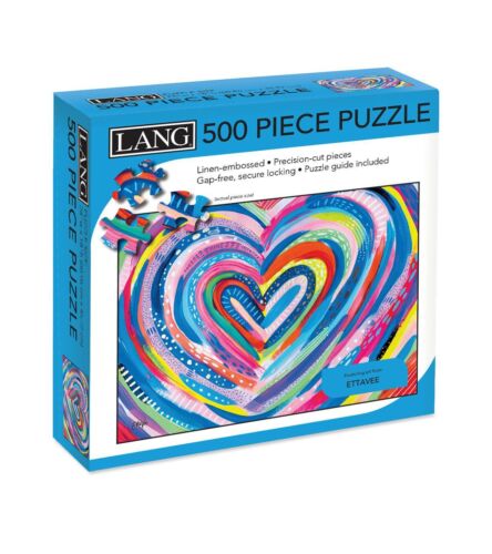 Photo 1 of LANG 500 PICE PUZZLE HEARTBURST
LARGE PUZZLE ART GUIDE INCLUDED 12X9"