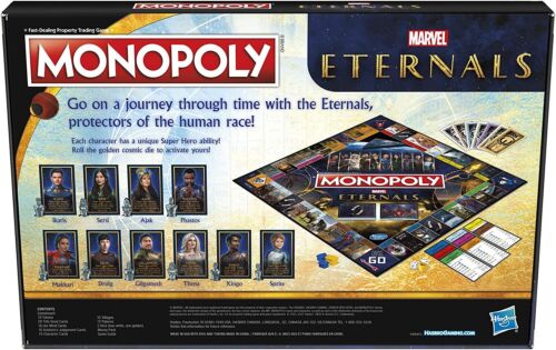 Photo 2 of MONOPOLY: Marvel Studios' Eternals Edition Board Game for Marvel Fans, Game for 2-6 Players, Kids Ages 8 and Up