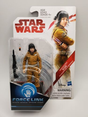 Photo 1 of Star Wars Action Figure Forcelink Resistance Tech Rose Fighter Hasbro 2017