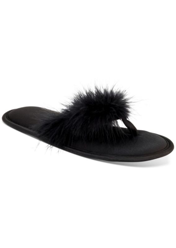 Photo 1 of SIZE M 7/8 INC International Concepts Women's Satin Slide Slippers