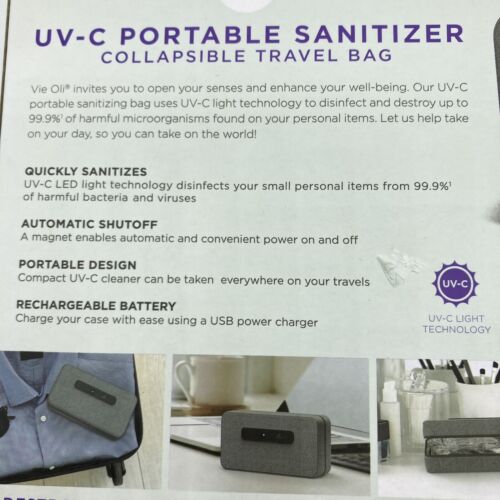 Photo 3 of UV-C Sanitizer Portable Case Sanitize 99.9% Virus Collapsible Travel Bag.
