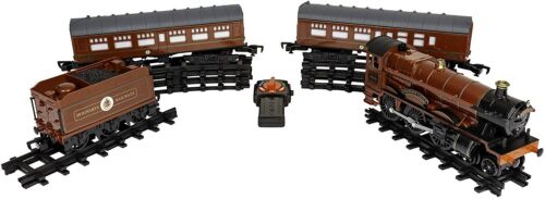 Photo 3 of Lionel Hogwarts Express Ready-to-Play 4-6-0 Set, Battery-powered Model Train Set with Remote Complete Set. Step through platform 9 ¾ and take a ride on the Hogwarts Express! Witches, wizards, and Muggles can easily control this battery powered, remote con