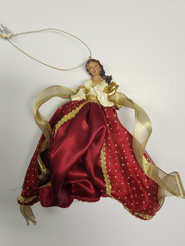 Photo 1 of Macy’s Holiday Lane Christmas Angel  Hanging Ornament 10"