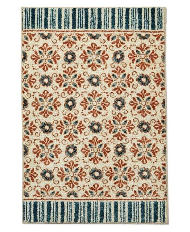 Photo 1 of Charter Club October Floral Tile 30" x 45" Accent Rug, Created for Macy's