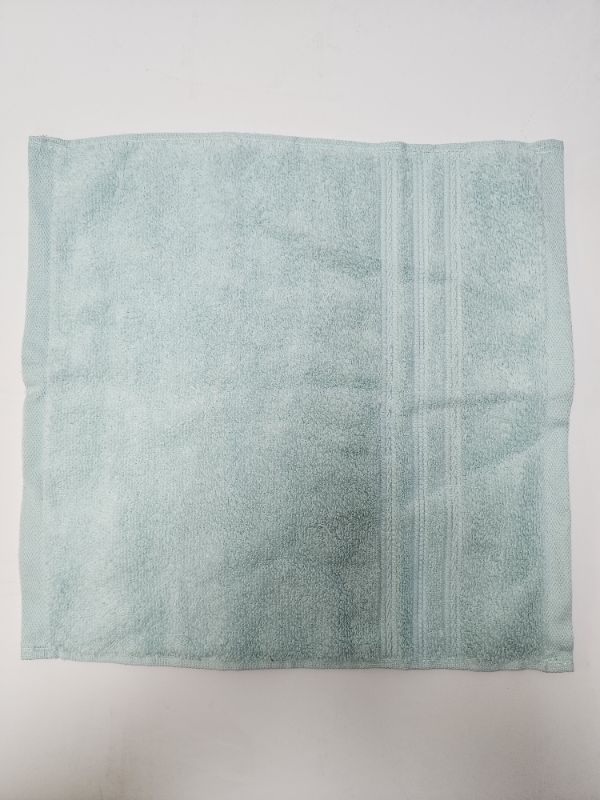 Photo 1 of Hudson Park Collection Supima Washcloth, Frech Mint, 12 x 12