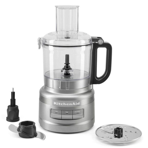 Photo 1 of KitchenAid 7 Cup Food Processor, asy to Use, Clean and Store. This 7 Cup Food Processor features an innovative design with a one-click, twist-free, bowl assembly and latched lid that is very easy to use & clean. The blade and disc fit inside the bowl to m